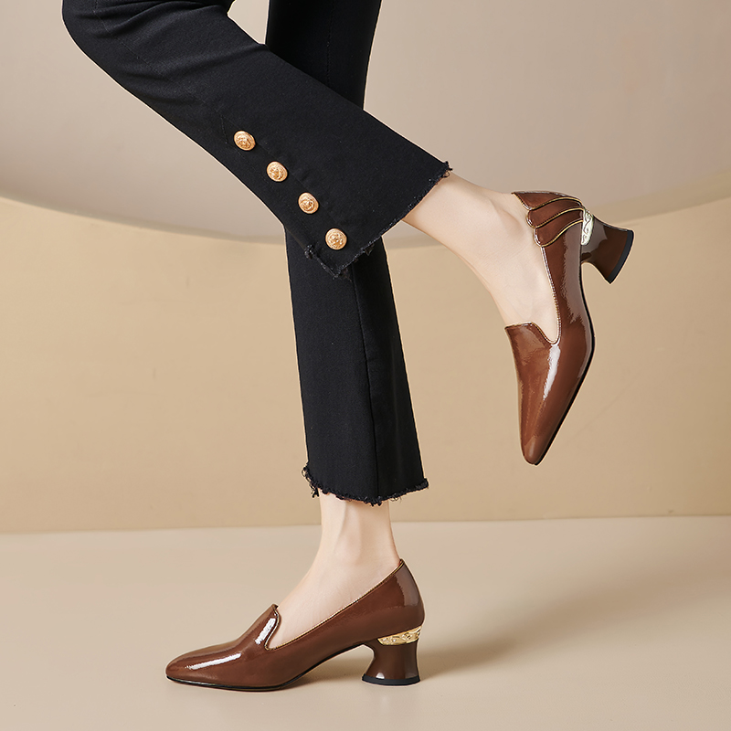 Deep Mouth Flat Shoes - Style e.html